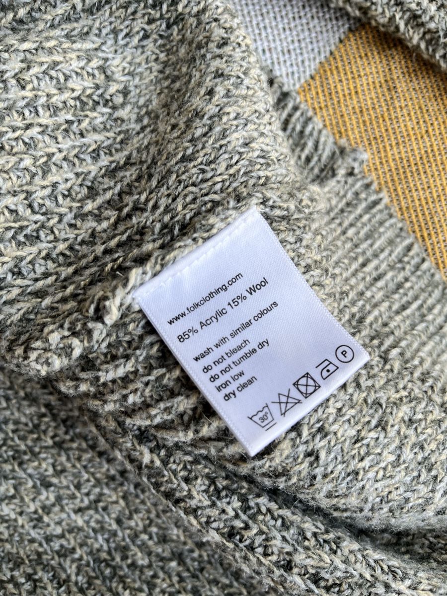 Maglioni & Felpe: Pullover Folk grey Melange Grösse 4 guter Zustand – Usato da Lausanne venduto da Danash 5