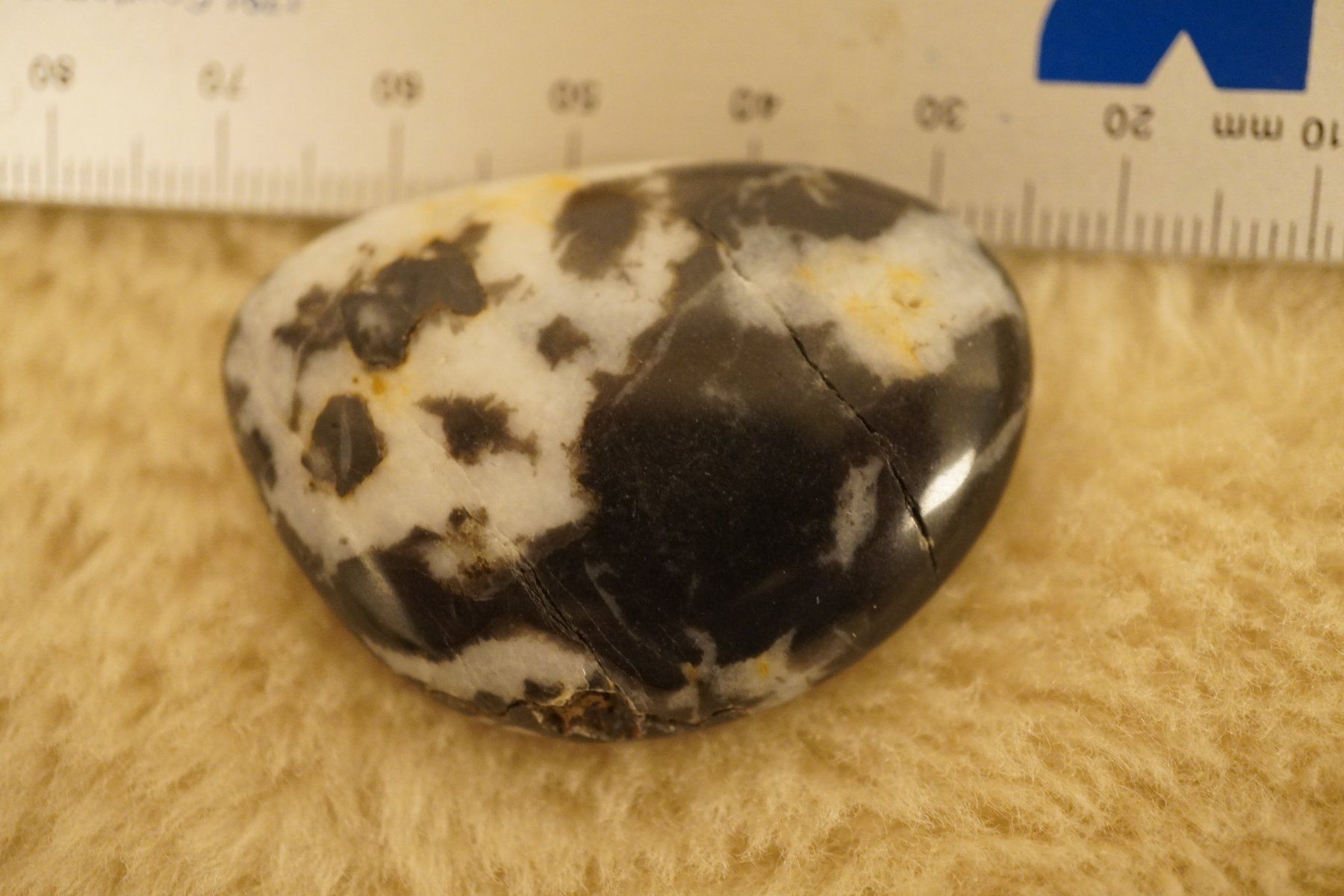 Minerali & Pietre curative: Zebra Jaspis  Scheibenstein    –Topstone- – Nuovo e nell'imballaggio originale da Eschenbach SG venduto da topstone 3