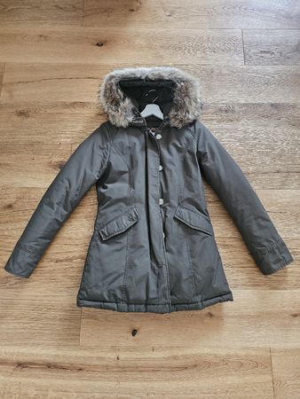 Wunderschöner Damen Woolrich Parka Gr. S Khaki