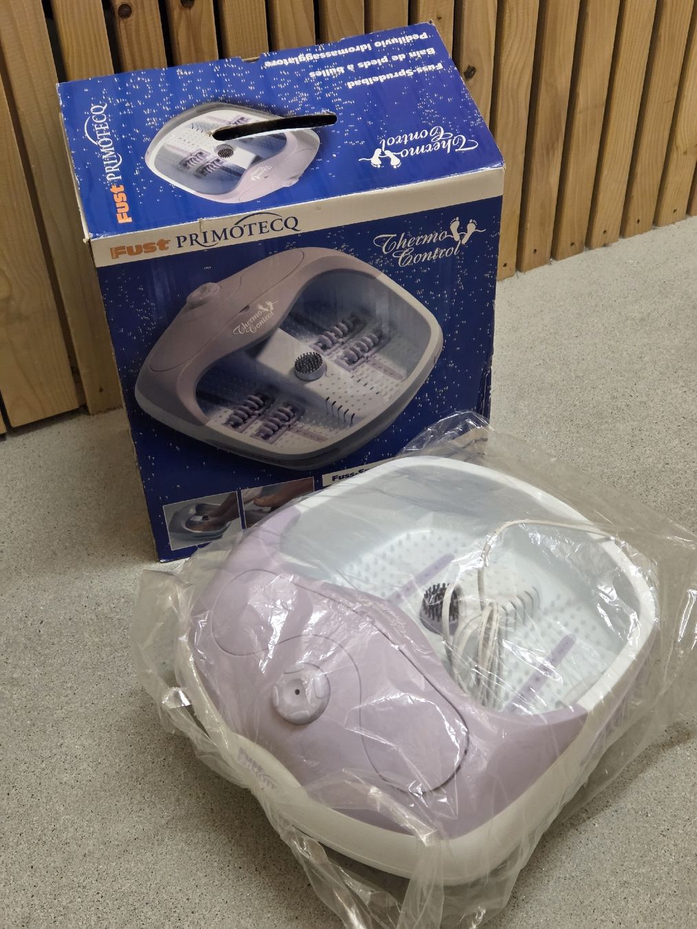 Massagegeräte: Fuss-Sprudelbad PRIMOTECQ Thermo Control Neu – Neu und originalverpackt aus Emmen von GrabandGo 2