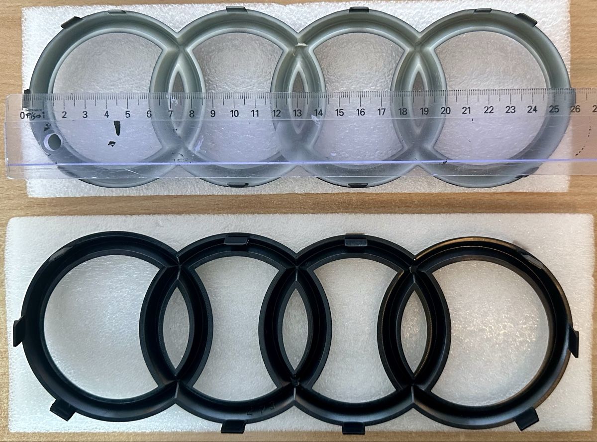 Audi Tutti i ricambio: Audi Ringe Front schwarz matt – Nuovo (secondo la descrizione) da Schaffhausen venduto da Patrick1234 2