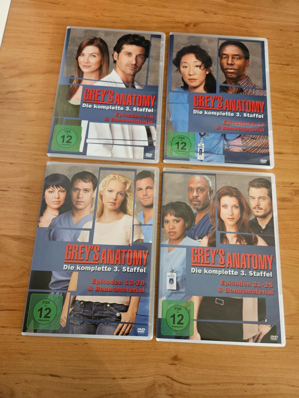 Alle DVDs: Grey's Anatomy 3. Staffel – Gebraucht aus Tann von Pepiino 3