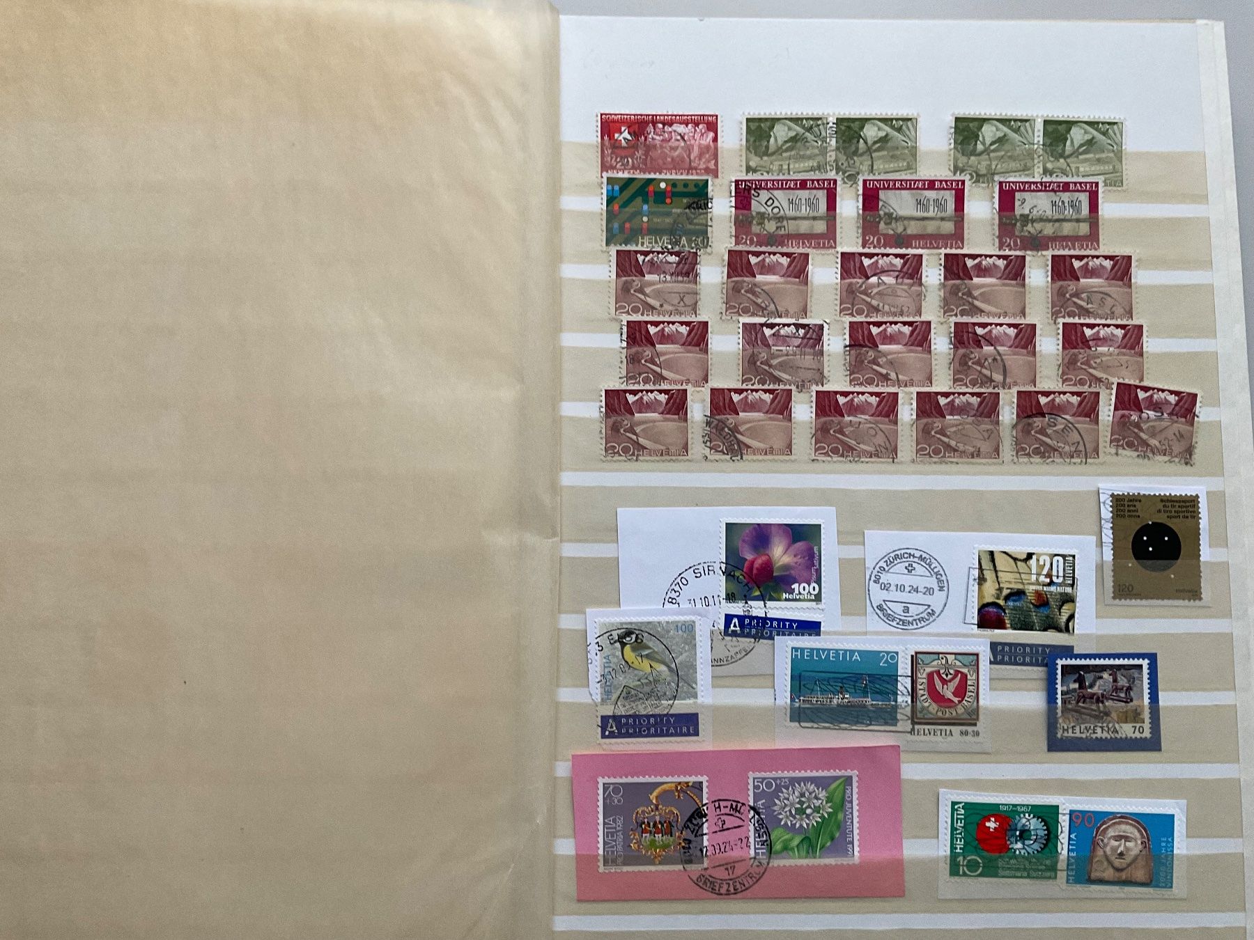 Tutti i francobolli: Schweiz-Briefmarkenalbum – Usato da Bottighofen venduto da onyx42 1