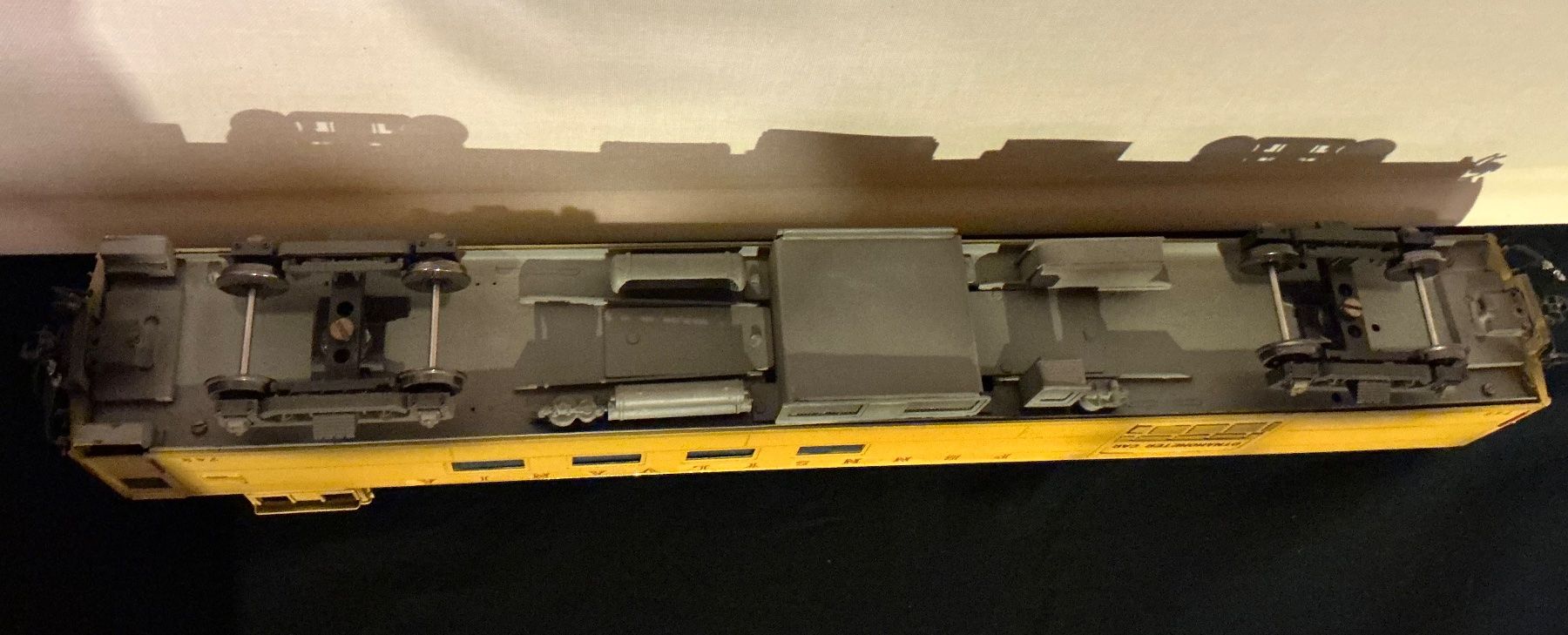 Modellini di ferrovie: Spur 0. Dynamometer Car der Pennsylvania, 2-Leiter, Messing – Usato da Neerach venduto da Amtrak283 8