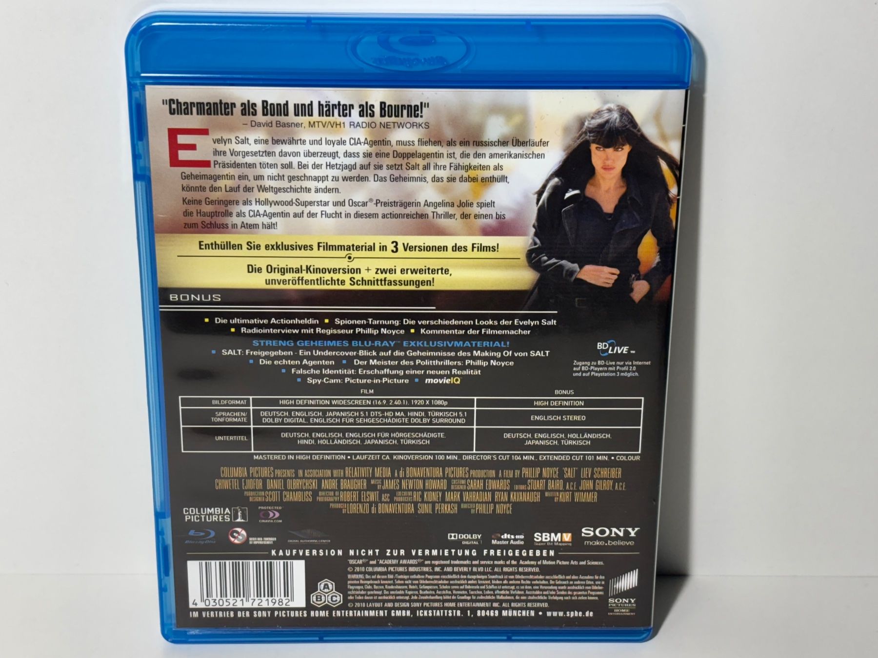 Tutti i DVDs: Salt Blu Ray – Usato da Wilderswil venduto da Sstriker 1