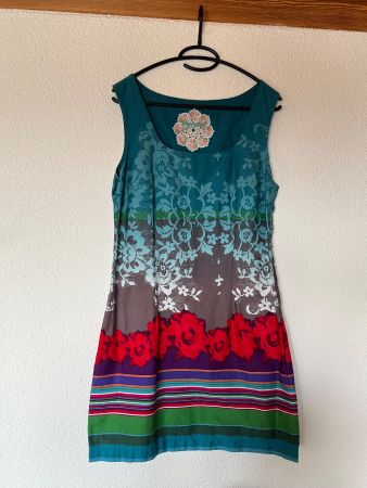 FlowerPower - kurzes Sommerkleid von Desigual, Grösse 40