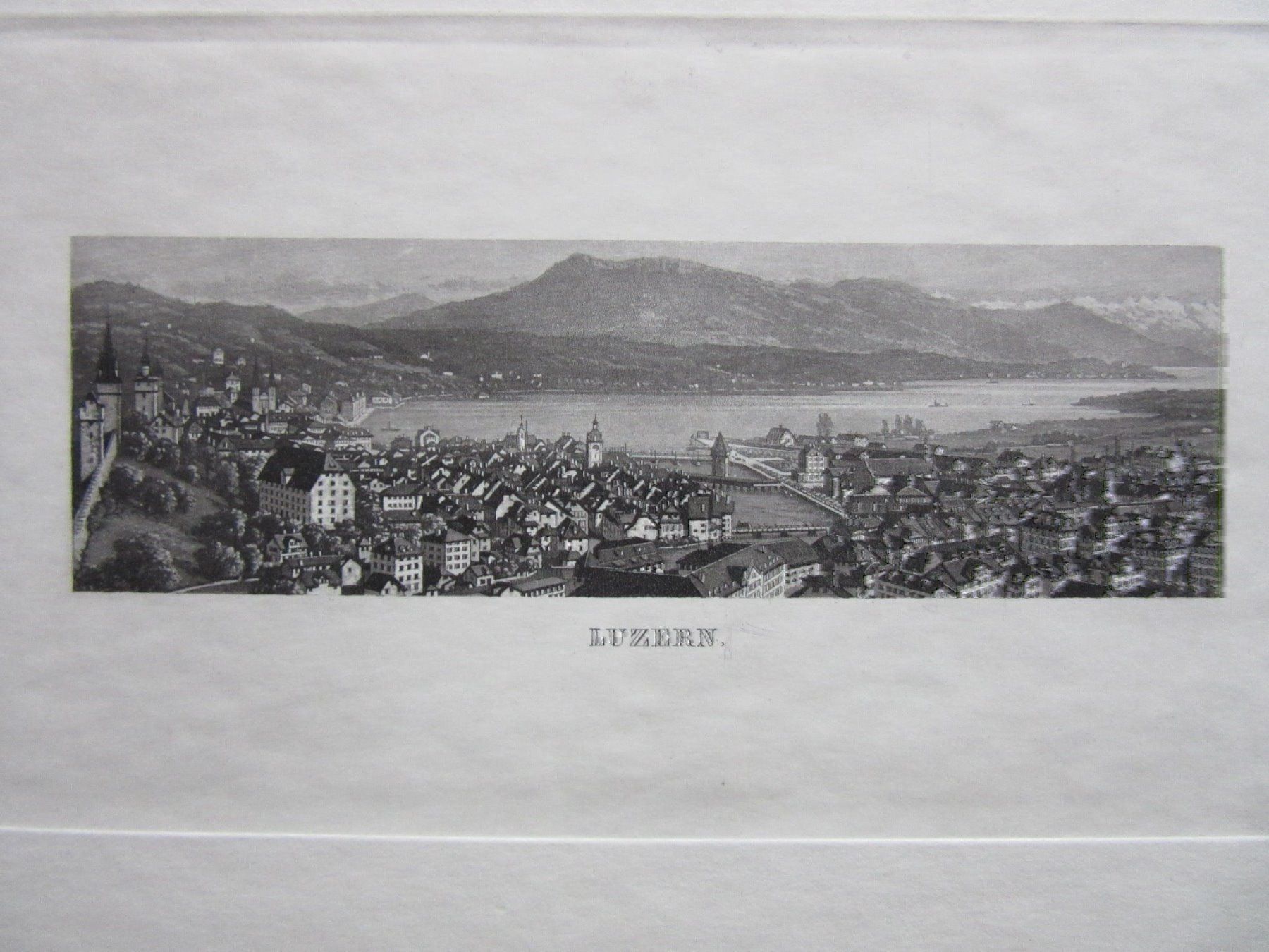Gravures: LUZERN AQUATINTA – D'occasion à Gersau par grafik-kunst