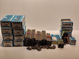 Märklin Gleispaket Gerade M Gleise / Ausgleichsstücke