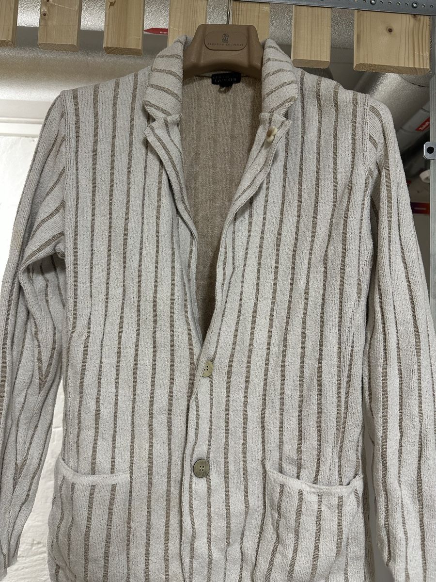Lardini Giacche: LARDINI striped jacket, size L, cotton blend, summer. – Nuovo (secondo la descrizione) da Zürich venduto da juz_2t2j 1