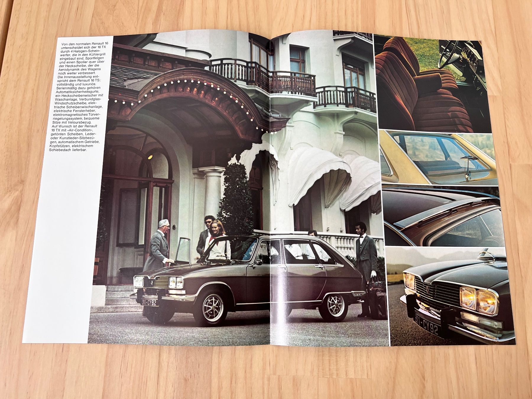 Renault Documents: RENAULT 16 TX Verkaufsprospekt – D'occasion à Münchenbuchsee par Volver64 1