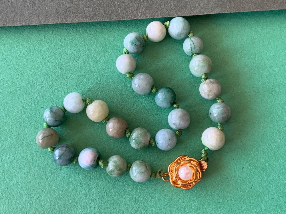 Beads Armband Grünes Smaragd Perlenarmband – 264 Karat, Farbverbessert, Handgeschnitzt Aus Indien Edward Green
