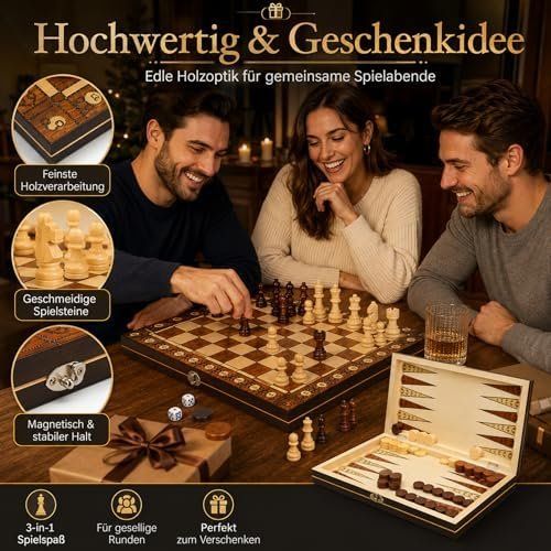Giochi: Schach 24x24 – Nuovo e nell'imballaggio originale da Hundwil venduto da Stallone5 5