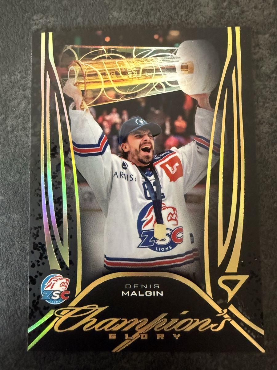 Sportzoo Cartes à collectionner: Denis Malgin - Champions Glory  – Neuf avec emballage d'origine à Réchy par Leeroy1998