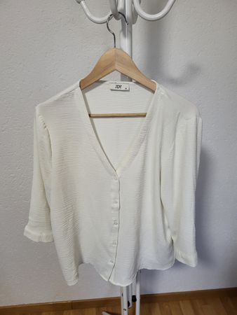 JDY Bluse, Grösse 40, weiss, Sommerbluse, Top Zustand