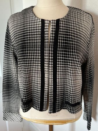 Colora Damen Jacke, Gr. XL, Schwarz/Weiss, NEU