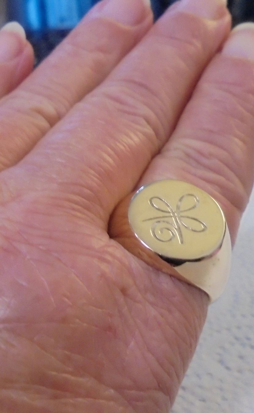 Anelli: Echtschmuck: Herrenring, Silberring vergoldet 19/60 – Nuovo (secondo la descrizione) da Zuchwil venduto da maumauchi 3