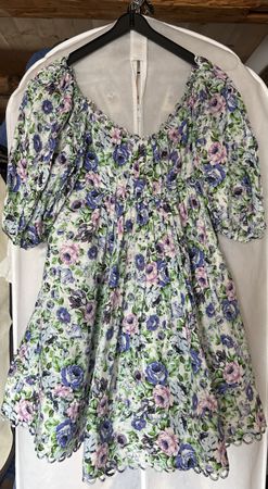Floral Linen Dress