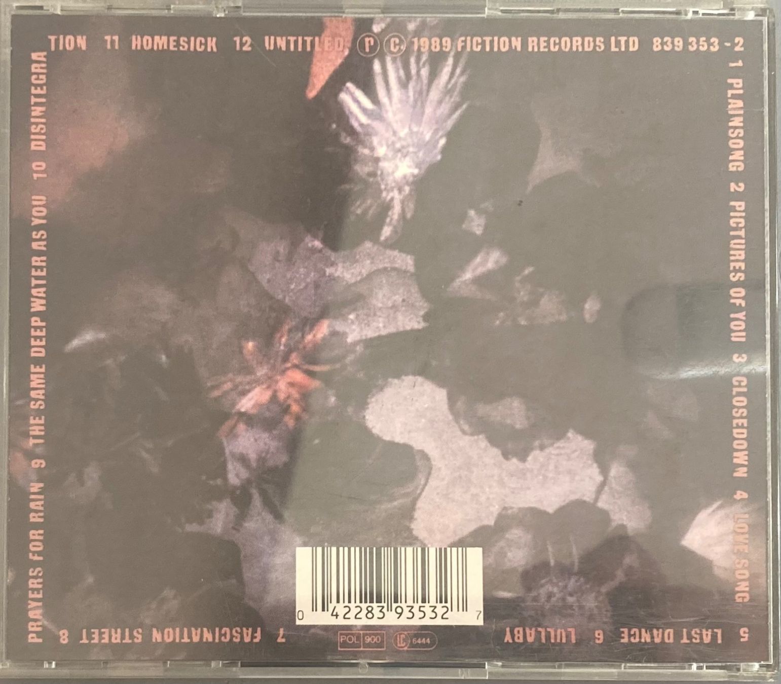 CDs: THE CURE - DISINTEGRATION – Gebraucht aus Poliez-Pittet von  1