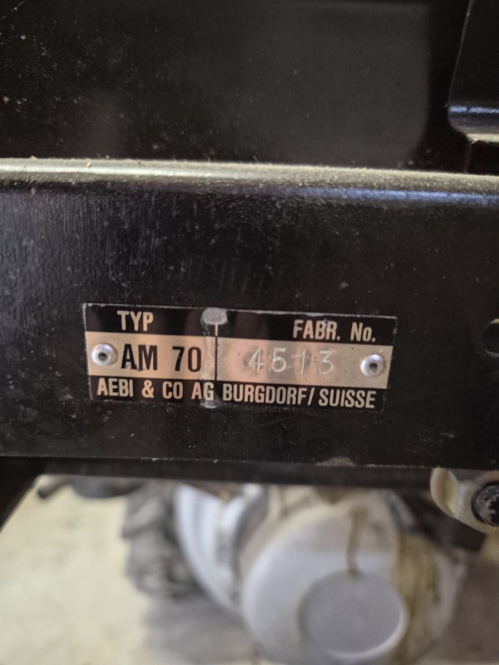 Aebi Alle Maschinen: Aebi AM 70 – Gebraucht aus Aeschau von Johann.W 5
