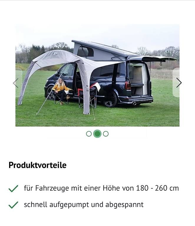 Verande & Tende da sole: Vorzelt  Camper Sonnenschutz – Usato da Gerzensee venduto da ettigirbs