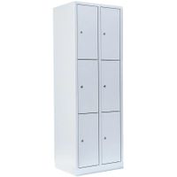 Schließfachschrank 6 Fächer 180x60x50cm