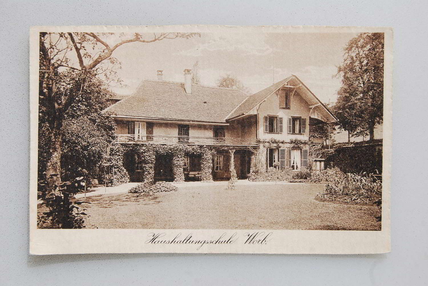 Cartoline postali: AK Haushaltungsschule Worb, 1916 – Usato da Rüfenacht BE venduto da Toro06