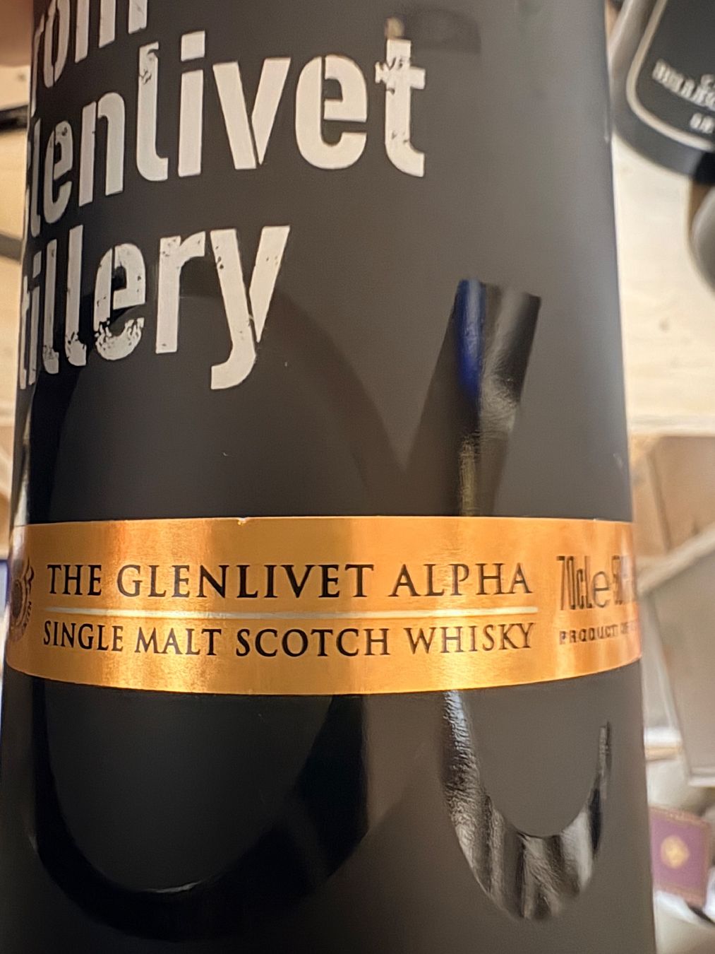 Glenlivet Bevande alcoliche: Whisky The Glenlivet ALPHA – Usato da Vésenaz venduto da boi_858r 1