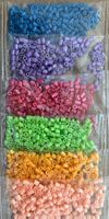 Rocailles Perlen Set 6 Farben, ca 21g, NEU