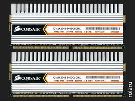 2 x 2GB CORSAIR™ PC2-6400U / DDR2-800 CL5