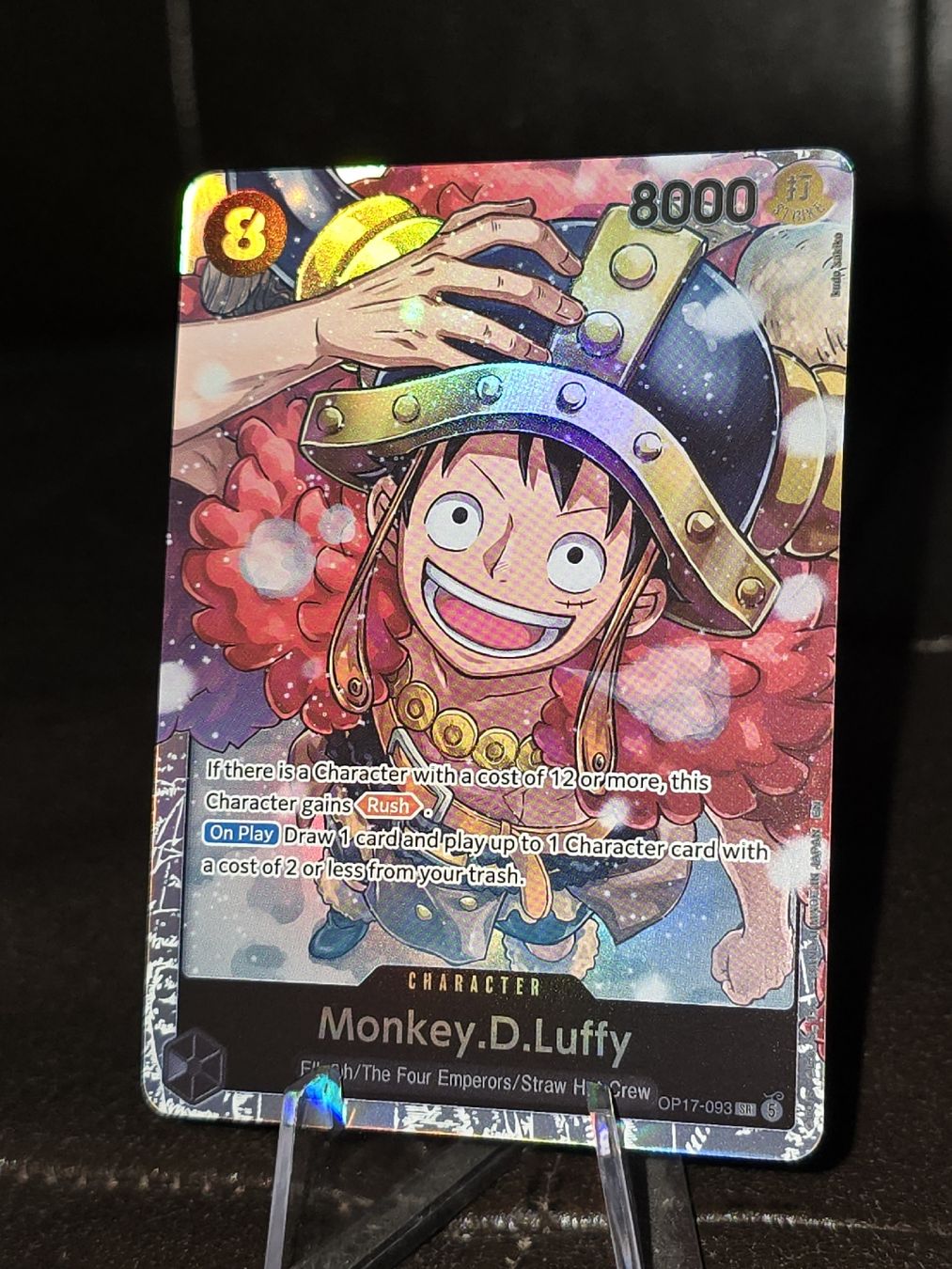 Bandai Carte collezionabili: One Piece Monkey D. Luffy OP17-093 SR – Nuovo e nell'imballaggio originale da Bronschhofen venduto da dvnb