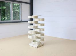 Kunstobjekt! Säulenstumpf, Schubladenstock Haussmann