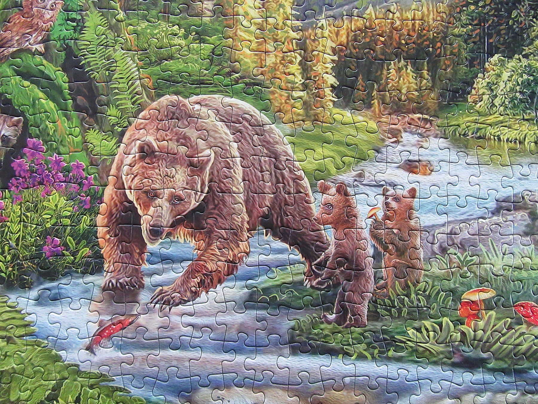 Puzzles: Schmidt Puzzle 1000 Teile - Waldtiere am Waldrand – Gebraucht aus Auenstein von Padabimbim 4