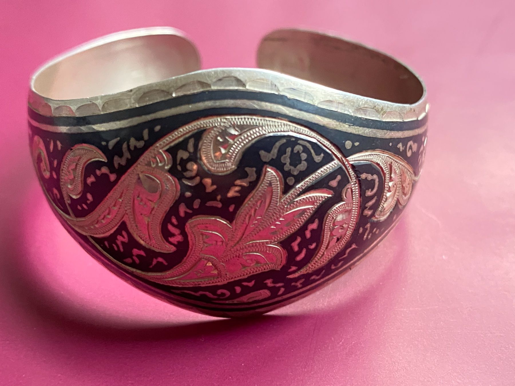 Bracciali & Braccialetti: Armreif Niello Silber 875 Tula – Usato da Bern venduto da schnupka 2