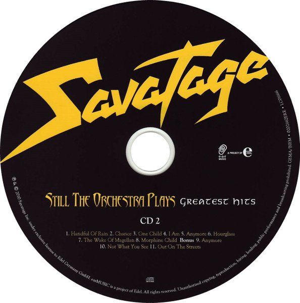 CD: Savatage – Still The Orchestra Plays 2CD – Usato da Gingins venduto da Demonseed 3