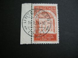 WELTPOSTVEREIN, 14.X.24., UNTERÄGERI (ZUG), VOLLSTEMPEL,