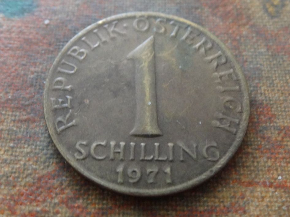 Alle Münzen: AUTRICHE  1  Schilling  1971 – Gebraucht aus Romanel-sur-Lausanne von Swift13