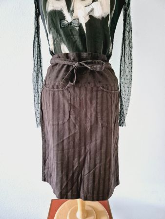 GUDRUN SJÖDEN ROCK JUPE S 36 LEINEN TOP ZU SHIRT BLUSE JACKE