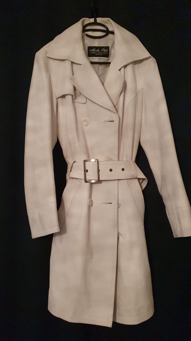 Cappotti: Ledermantel weiss "made in italy" – Usato da Arnegg venduto da tasc2000