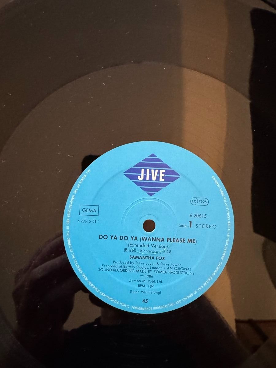 Dischi in vinile: Samantha Fox - Do Ya Do Ya - 12" Maxi - 80s - Top Preis – Usato da Rorbas venduto da BlackstarRecords 2