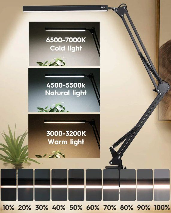 Lampade: Flexibel Schreibtischlampe LED Dimmbar mit Ständer – Nuovo e nell'imballaggio originale da Châtelaine venduto da topshop.switzerland 7