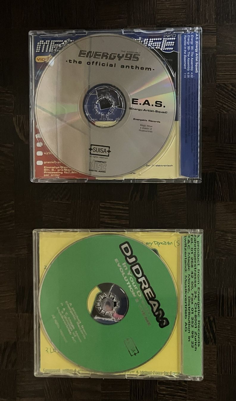CD: Energy '95 Anthem + DJ Dream Evolution 2 Theme (CD Single) – Usato da St. Moritz venduto da comeflywithme 1