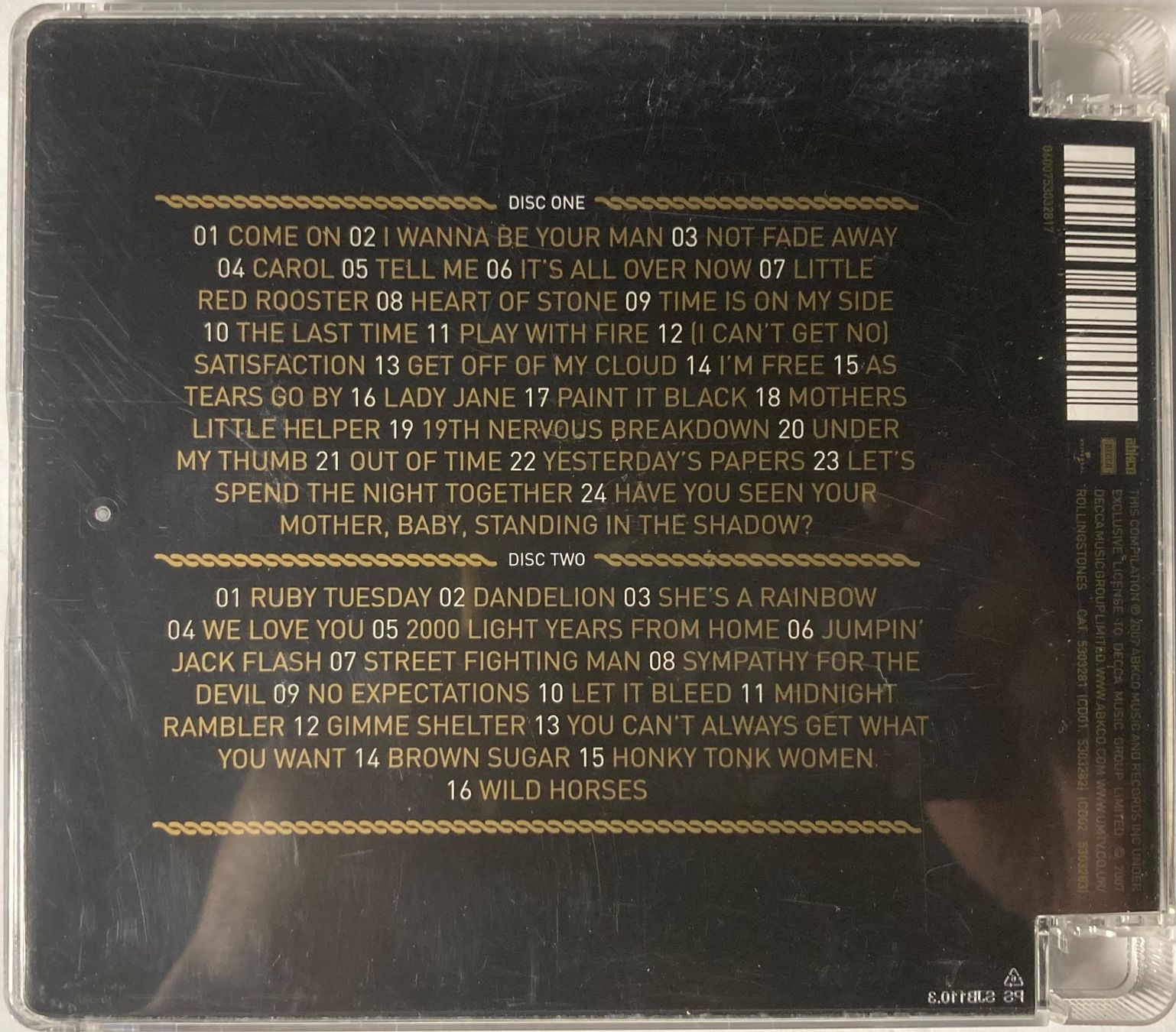CD: THE ROLLING STONES - ROLLED GOLD + – Usato da Poliez-Pittet venduto da Newtown-Records 1