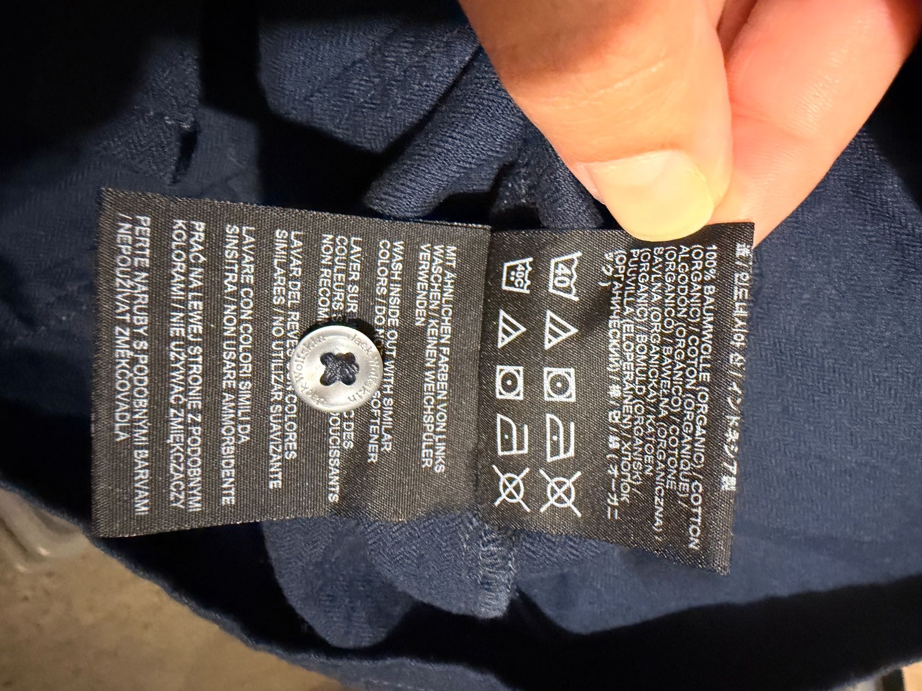 Jack Wolfskin Camicie: Hemd - JACK WOLFSKIN blau uni Gr. 3XL – Usato da Winterthur venduto da Secondhand-Family 6