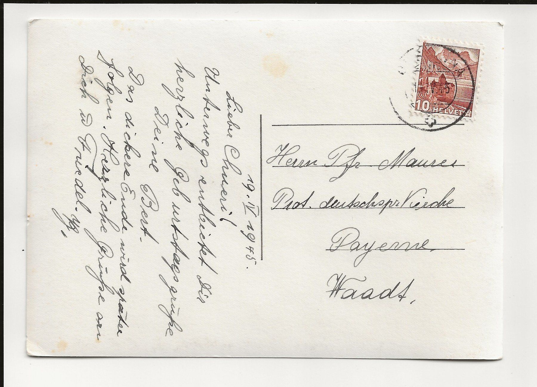 Cartes postales: AK 1945 Cavigliano Tessin  RAR – D'occasion à Greifensee par 315WDO 1