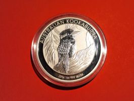 KOOKABURRA 2014 1 UNZE OZ SILBER 999 AUSTRALIEN