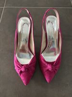Pumps fuchsia Grösse 38 Slingpumps mit Schleife neuwertig