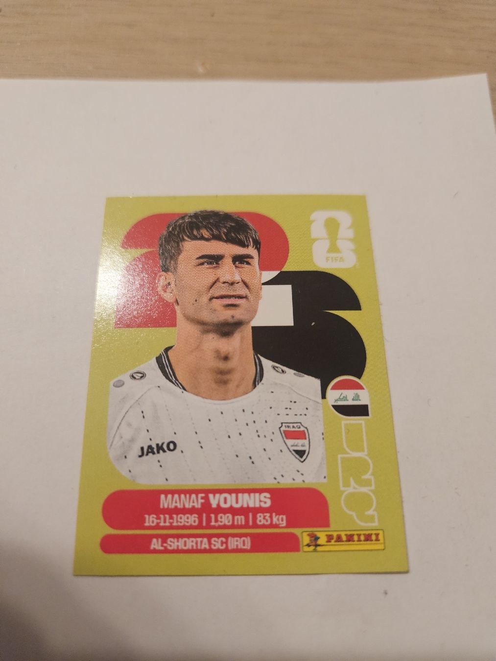 Panini Cartes à collectionner: Panini WM 2026 IRQ 8 – Neuf (Voir description) à Genève par jerdinho1209