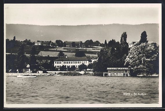 Cartes postales: AK St. Aubin, Ortsansicht – D'occasion à Berlin par bartko-reher