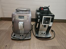 2 Kaffevollautomaten Saeco und DeLonghi
