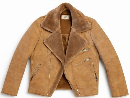 Shearling Biker Jacket - Warm and Stylish Winter Coat